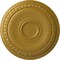 Ekena Millwork Caputo Ceiling Medallion (Fits Canopies up to 6"), Hand-Painted Pharaohs Gold, 24 1/4"OD x 1 1/2"P CM24CAPGS - alternate 1